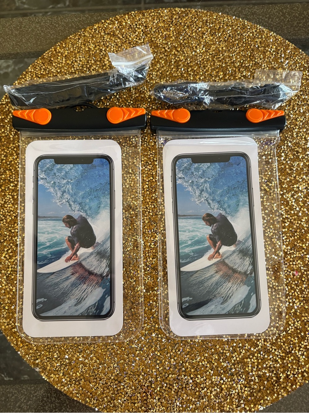 Heliosea NWT Waterproof Phone Case Pouch (2 Pack)16/15/14/13/12 Pro Max S24/S23